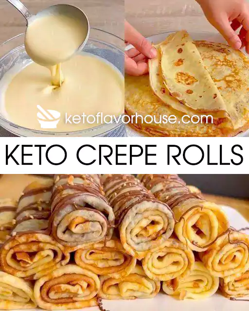 Keto Crepe Rolls