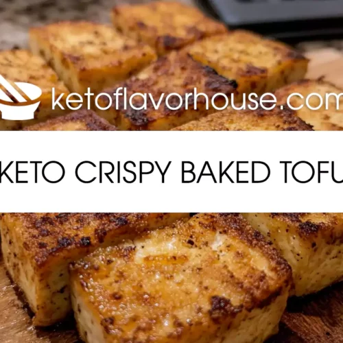 Keto Crispy Baked Tofu