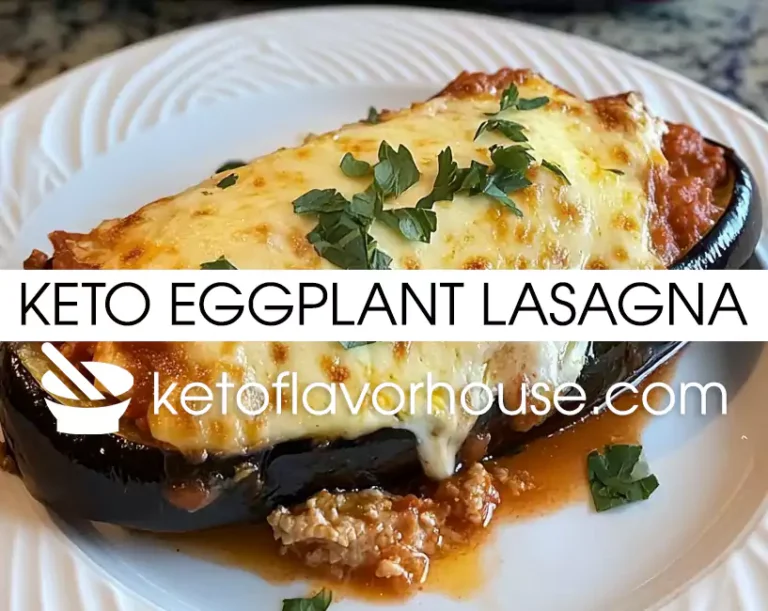 Keto Eggplant Lasagna