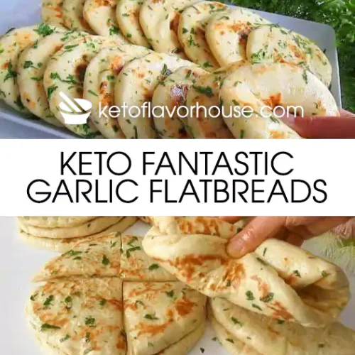 Keto Fantastic Garlic Flatbreads