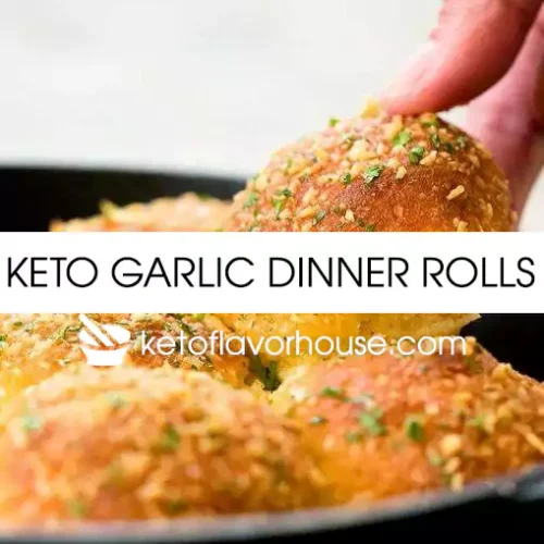 Keto Garlic Dinner Rolls