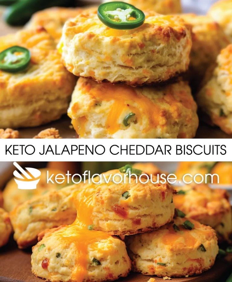 Keto Jalapeno Cheddar Biscuits