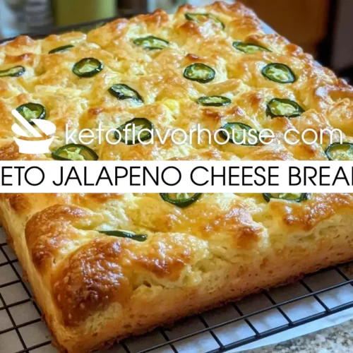 Keto Jalapeno Cheese Bread