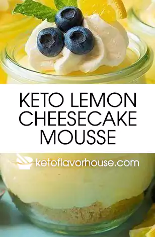 Keto Lemon Cheesecake Mousse