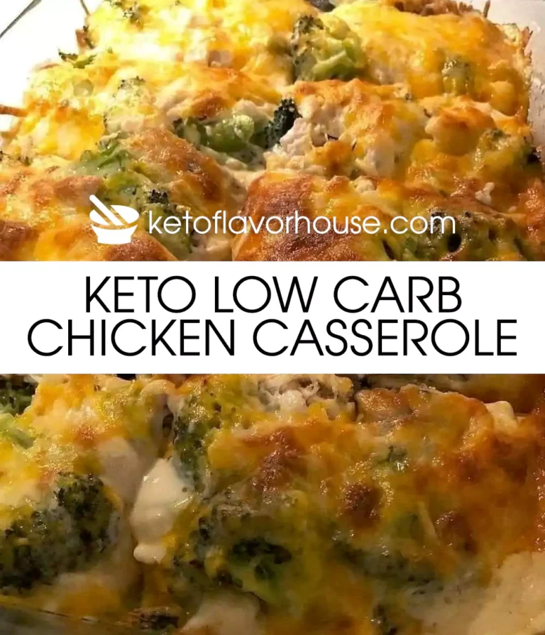 Keto Low Carb Chicken Casserole