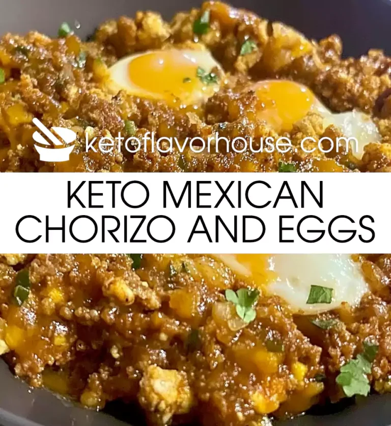 Keto Mexican Chorizo and Eggs