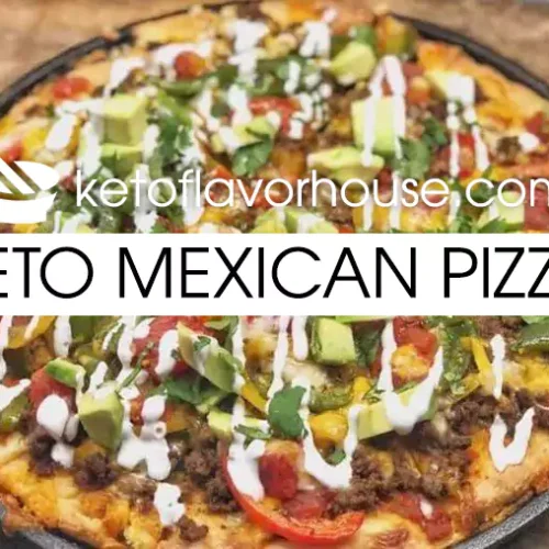 Keto Mexican Pizza