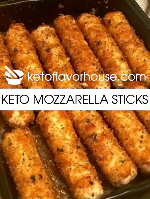 Keto Mozzarella Sticks