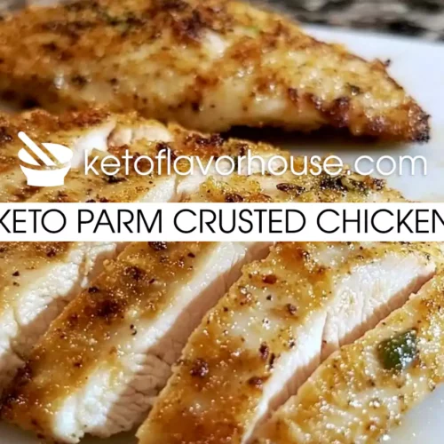 Keto Parm Crusted Chicken