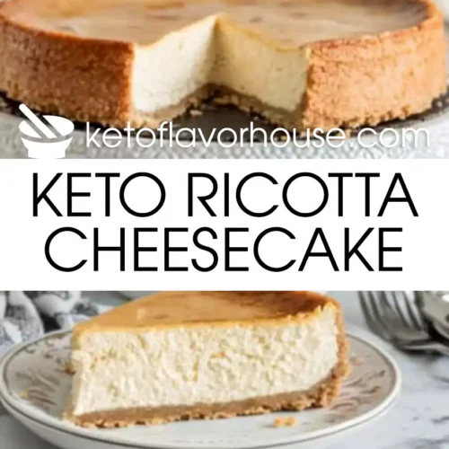 Keto Ricotta Cheesecake