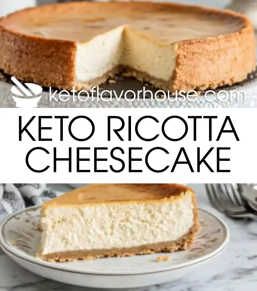 Keto Ricotta Cheesecake