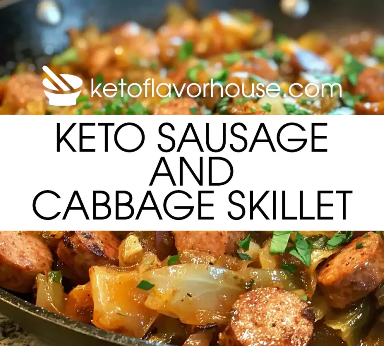 Keto Sausage and Cabbage Skillet