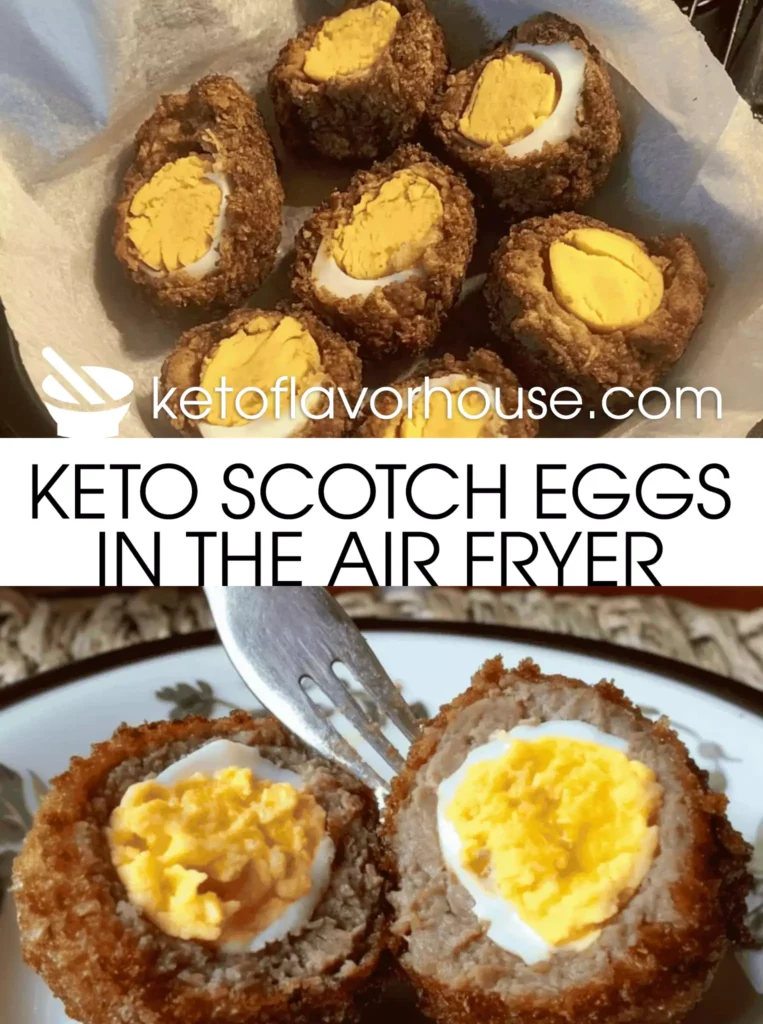 Keto Scotch Eggs in the Air Fryer