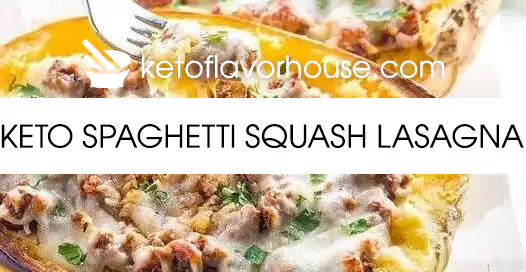 Keto Spaghetti Squash Lasagna