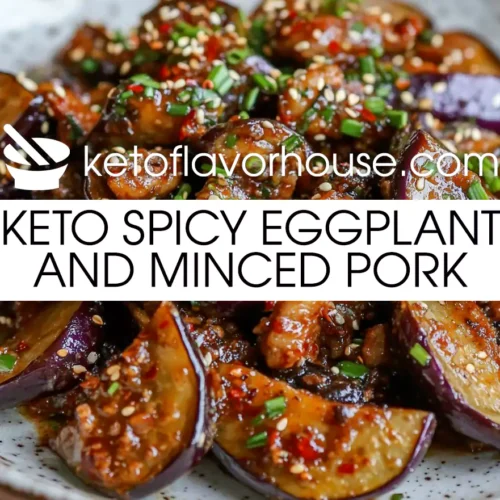 Keto Spicy Eggplant and Minced Pork