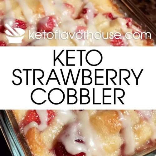 Keto Strawberry Cobbler