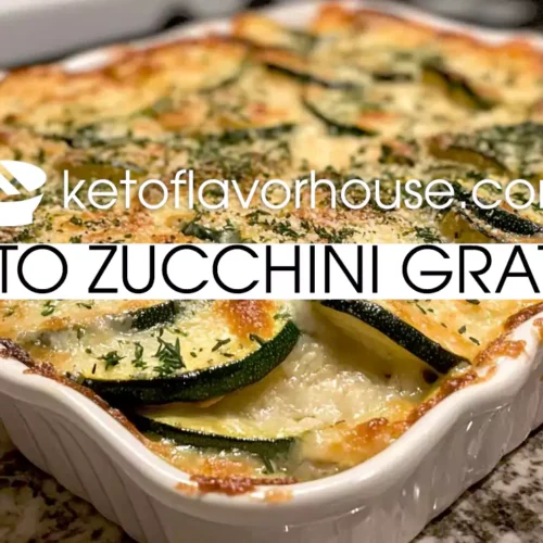 Keto Zucchini Gratin