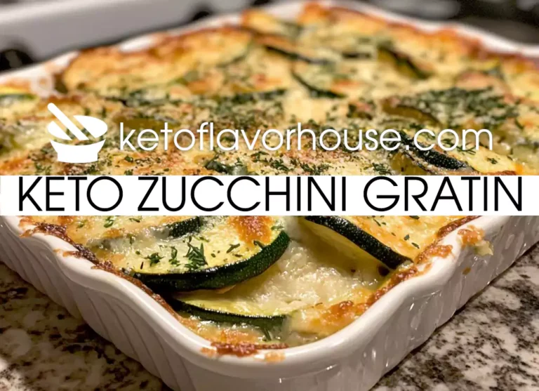 Keto Zucchini Gratin