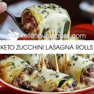 Keto Zucchini Lasagna Rolls