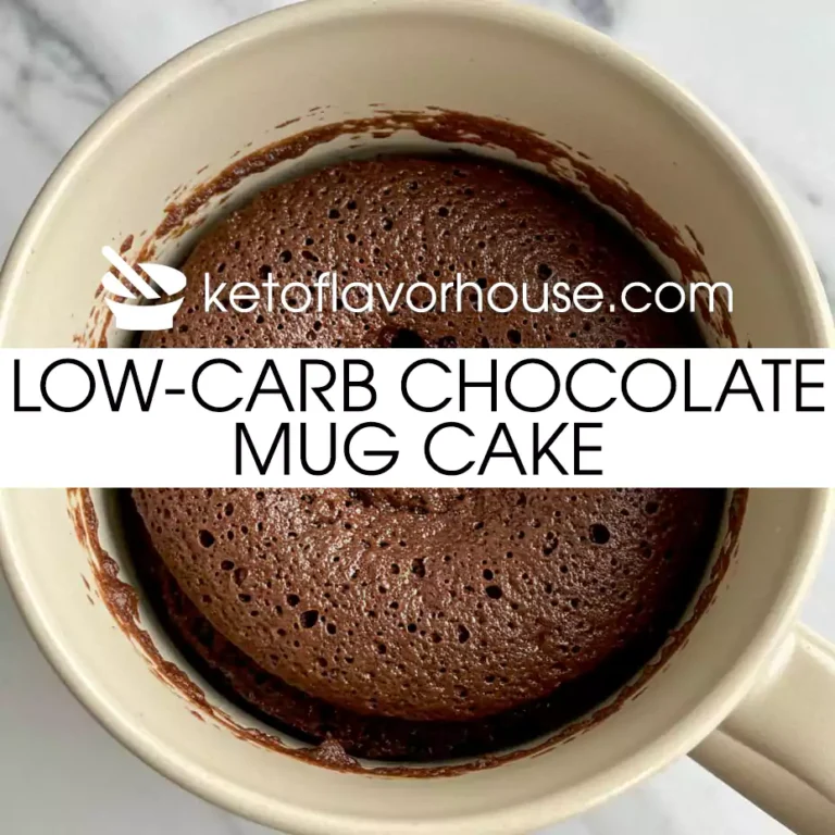 Low-Carb Chocolate Mug Cake