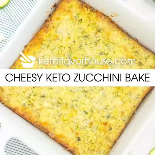 Cheesy Keto Zucchini Bake