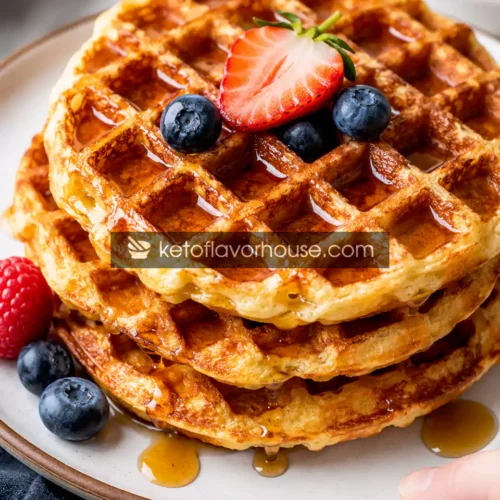 Crispy Keto Waffles