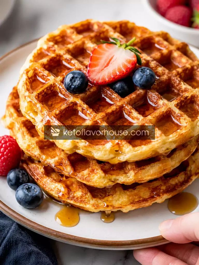 Crispy Keto Waffles