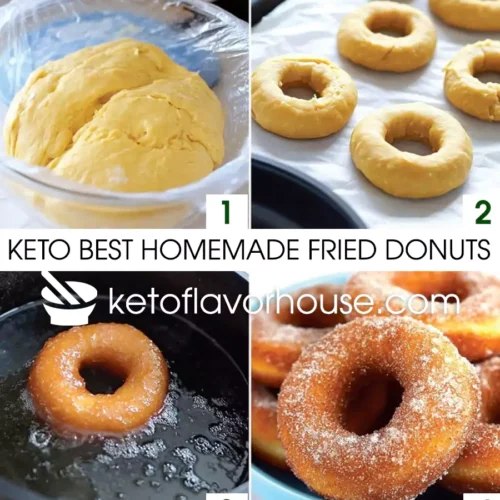 Keto Best Homemade Fried Donuts