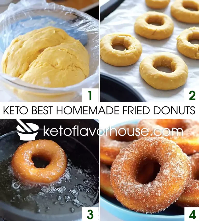 Keto Best Homemade Fried Donuts