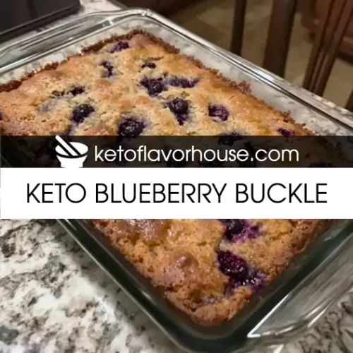 Keto Blueberry Buckle