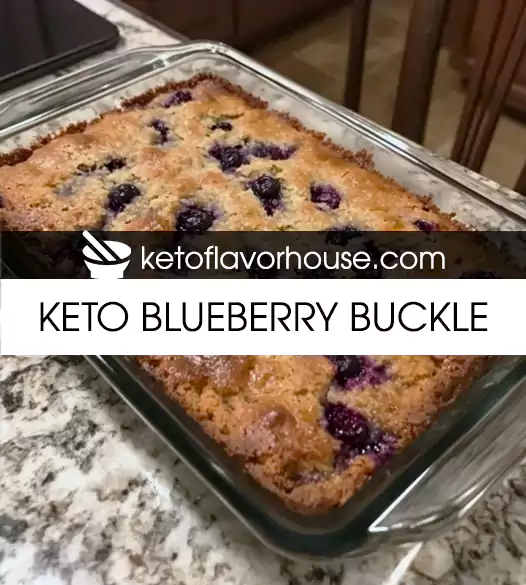 Keto Blueberry Buckle