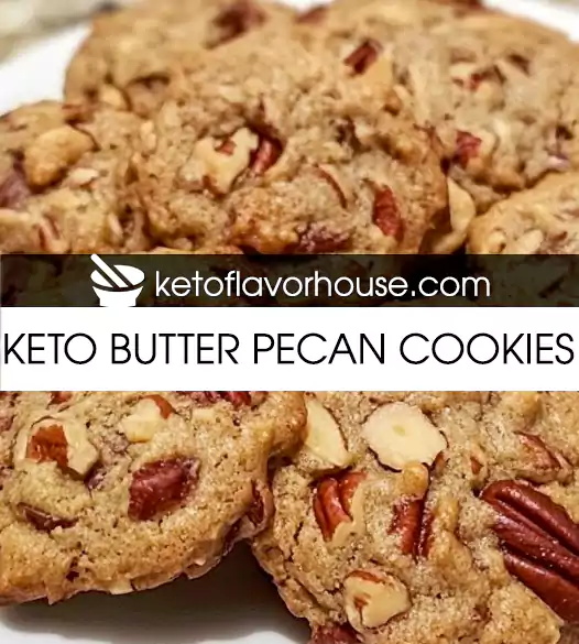 Keto Butter Pecan Cookies