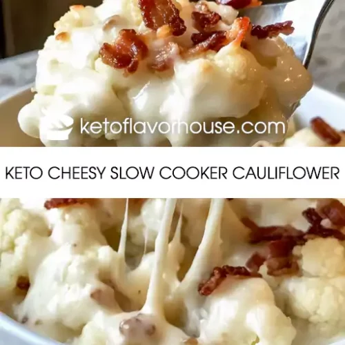 Keto Cheesy Slow Cooker Cauliflower Keto Easy Recipes