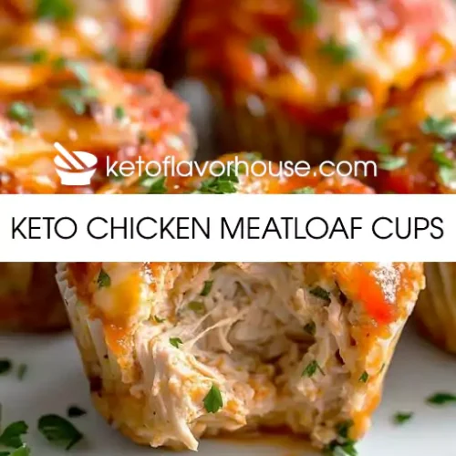 Keto Chicken Meatloaf Cups