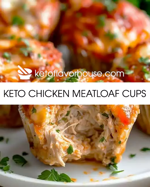 Keto Chicken Meatloaf Cups