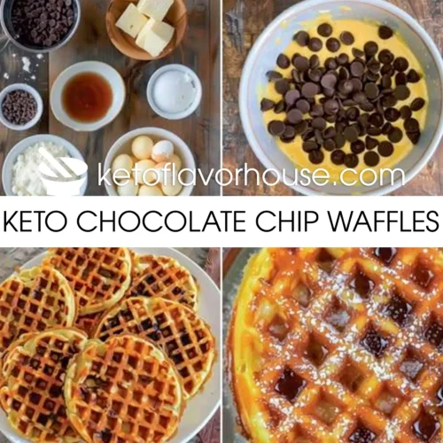 Keto Chocolate Chip Waffles