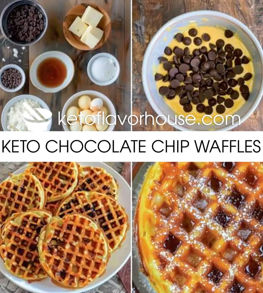 Keto Chocolate Chip Waffles