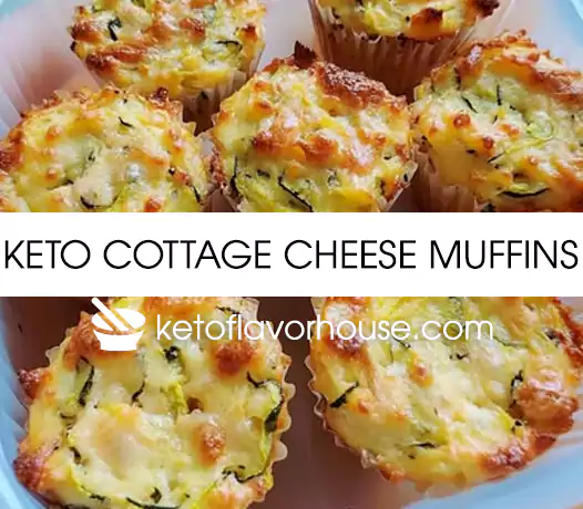 Keto Cottage Cheese Muffins