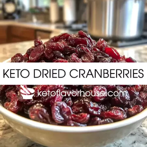 Keto Dried Cranberries