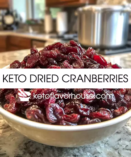 Keto Dried Cranberries