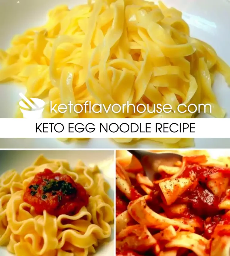 Keto Egg Noodle Recipe