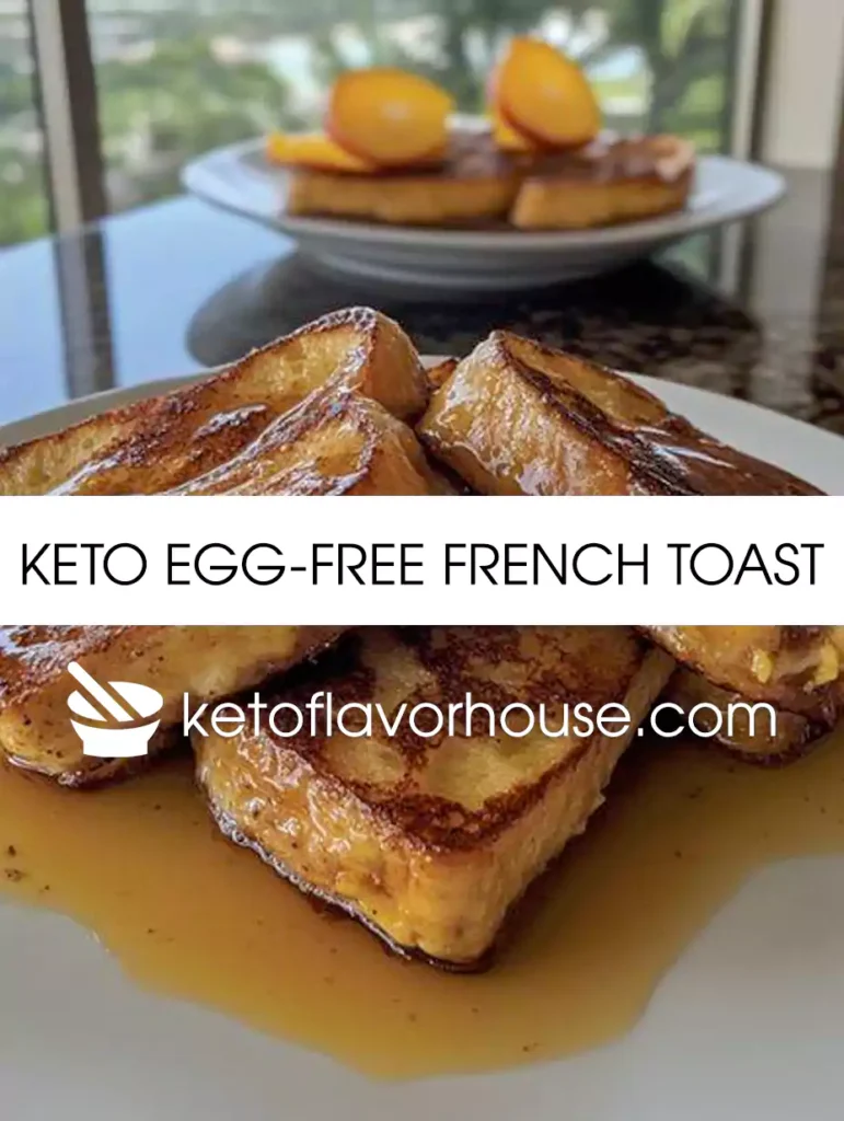 Keto Egg-free French Toast