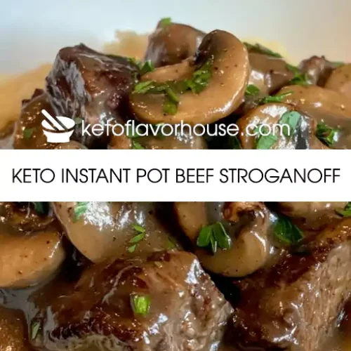 Keto Instant Pot Beef Stroganoff