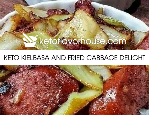 Keto Kielbasa and Fried Cabbage Delight