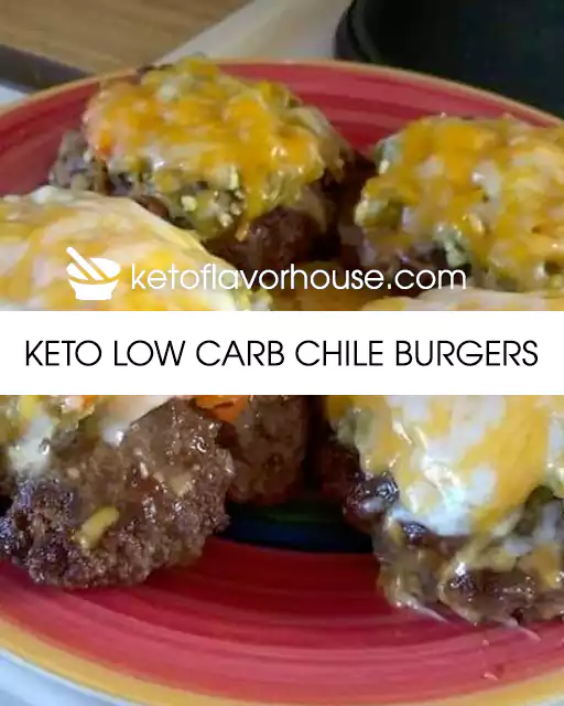 Keto Low Carb Chile Burgers