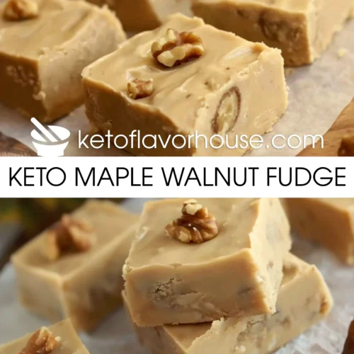 Keto Maple Walnut Fudge