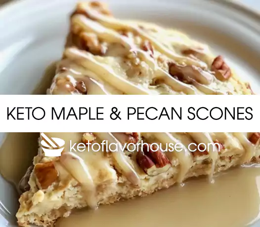 Keto Maple and Pecan Scones