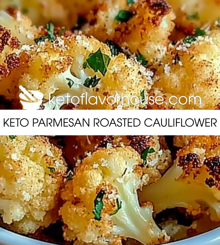 Keto Parmesan Roasted Cauliflower