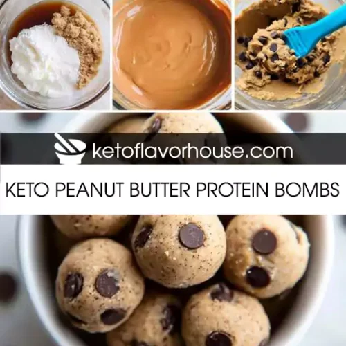 Keto Peanut Butter Protein Bombs