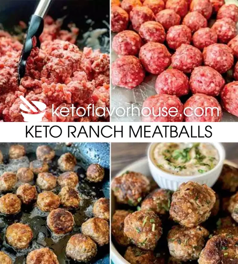 Keto Ranch Meatballs